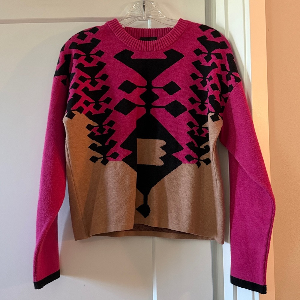 Network Abstract colorful Crewneck sweater size s